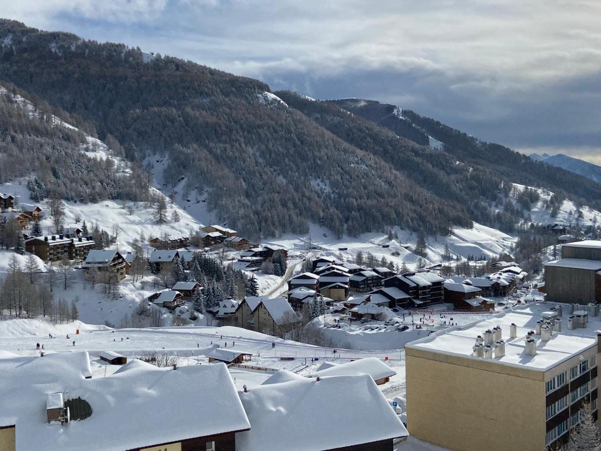 3 Pieces La Foux D Allos Vue Montagne Et Station Exterior foto